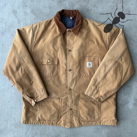 Carhartt Other - Vintage Y2K Carhartt brown chore work wear jacket